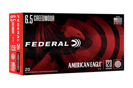 FEDERAL AMMUNITION 6.5  Creedmoor 123 gr Open Tip Match American Eagle 20/Box