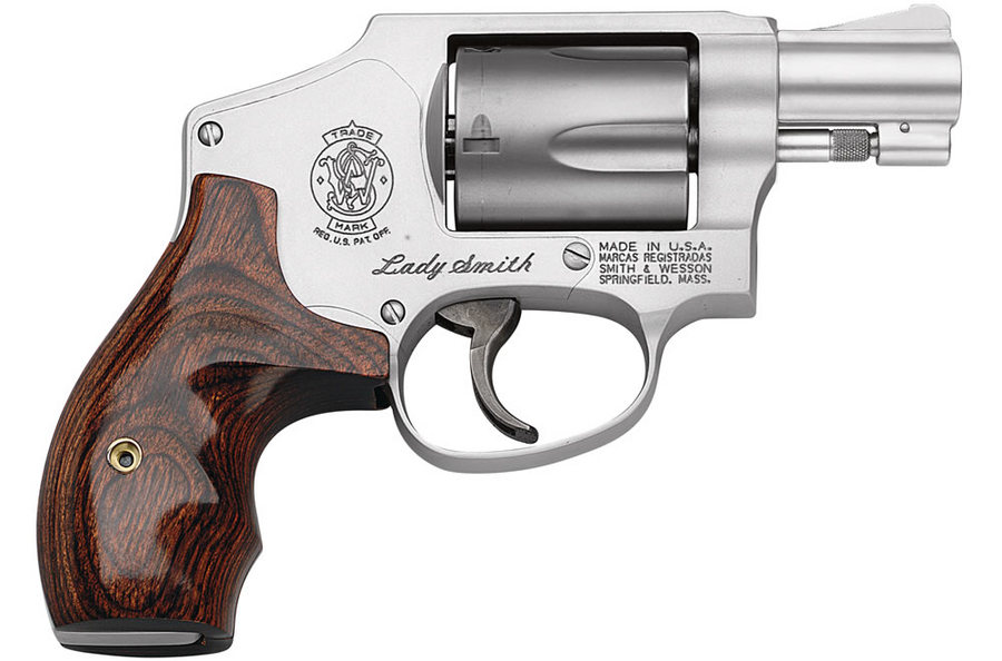 No. 18 Best Selling: SMITH AND WESSON 642 LADYSMITH 38 SPECIAL WITH WOOD GRIPS