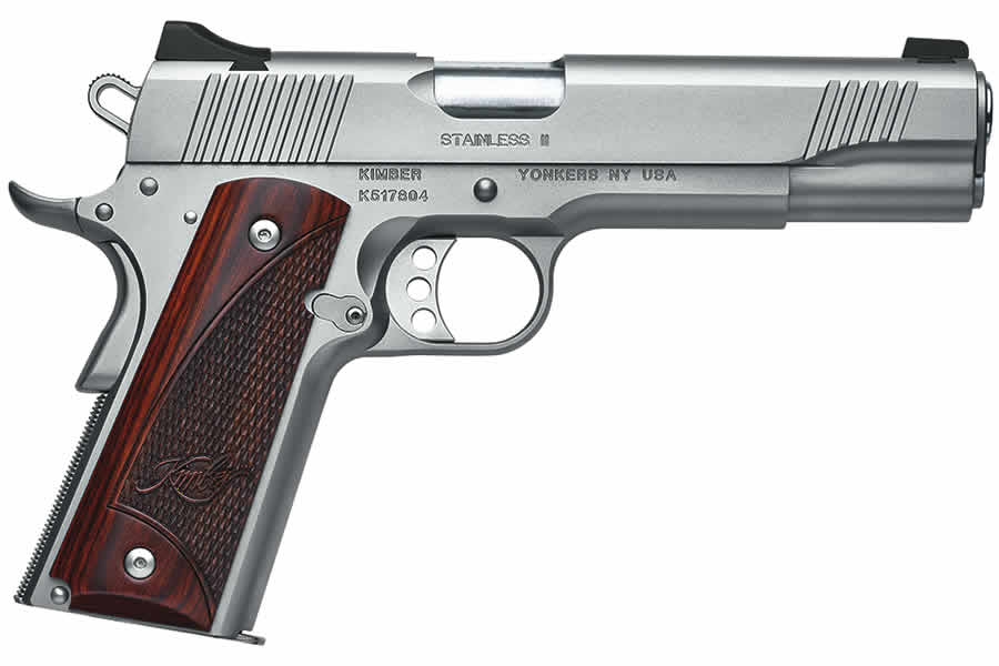 No. 5 Best Selling: KIMBER STAINLESS II .45 ACP