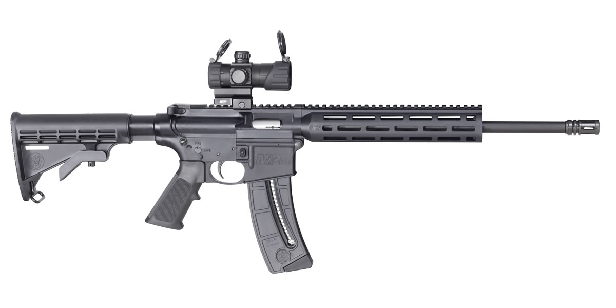 No. 18 Best Selling: SMITH AND WESSON MP15-22 SPORT OR WITH RED/GREEN DOT OPTIC