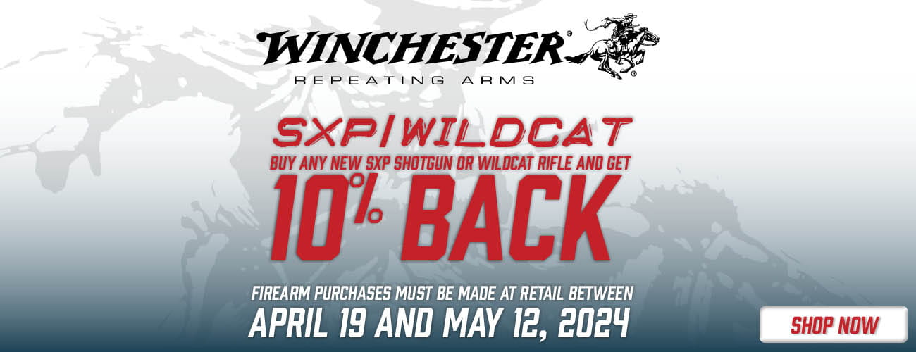 Winchester SXP and Wildcat 10 Percent Rebate