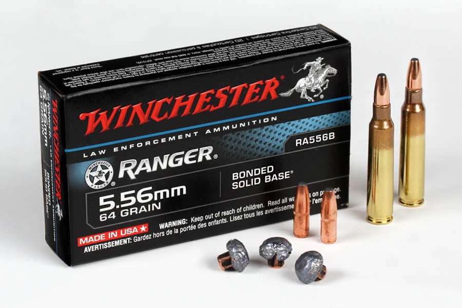 Winchester 5.56mm 64 gr Ranger Bonded Solid Base 20/Box Sportsman's