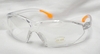 SHOOT. GLASS, CLR/ORNG FRAME, CLEAR LENS