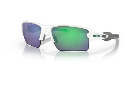 FLAK 2.0 XL WITH WHITE FRAME AND PRIZM JADE LENSES