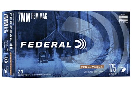 Federal 7mm Rem Mag 175 gr SP Power-Shok 20/Box