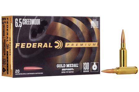 FEDERAL AMMUNITION 6.5 Creedmoor 130 gr Hybrid OTM Gold Medal Berger 20/Box