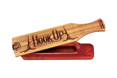 HOOK UP MAGNETIC BOX CALL ATTRACTS TURKEYS NATURAL WOOD
