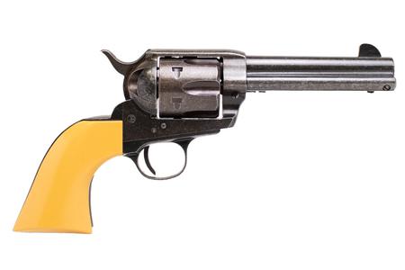 EMF CO 1873 GWII 45 Colt R Model Californian Single-Action Revolver with Orange Grip