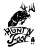 HUNT  N FOOL DECAL-WHITE