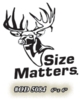 SIZE MATTERS WHITETAIL DECAL OD5084