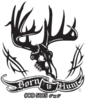 BORN TO HUNT-DEER SKULL DECAL