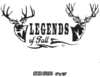 LEGENDS OF FALL WHITETAIL DECAL