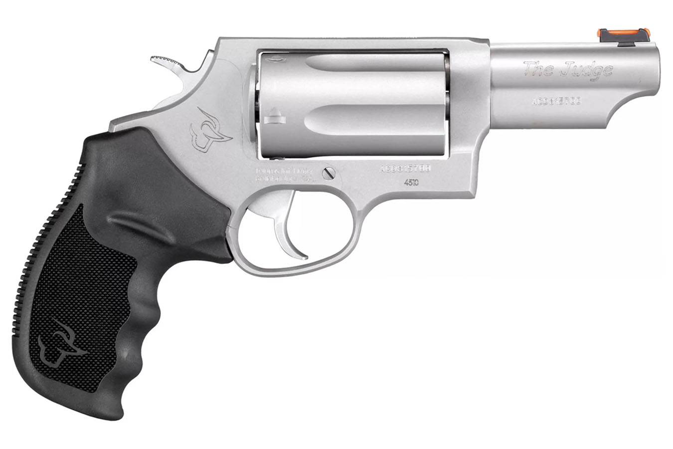 TAURUS Judge T.O.R.O. 45Colt/410 Bore DA/SA Optic Ready Stainless Revolver with 3-Inch 