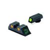 GLOCK 9MM, 40, 45 GAP GREEN/GREEN FIXED