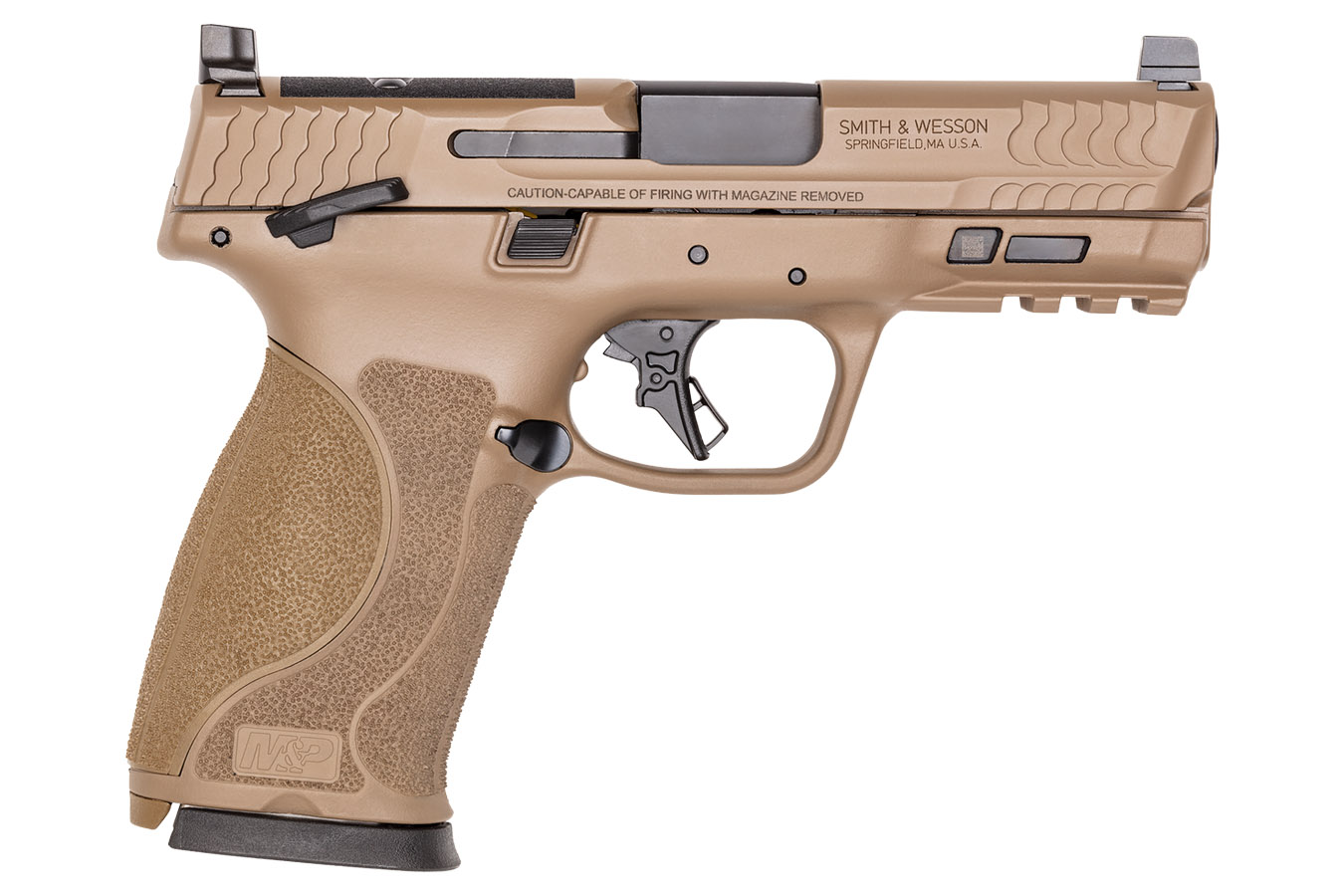 No. 28 Best Selling: SMITH AND WESSON MP 10MM M2.0 COMPACT OPTIC READY FDE 4 IN BBL 15 RD MAG