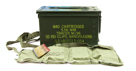 M196 TRACER 5.56MM 840RDS STRIPPER CLIPS