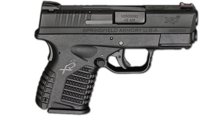 HS XDS SINGLE STACK 45ACP BLACK