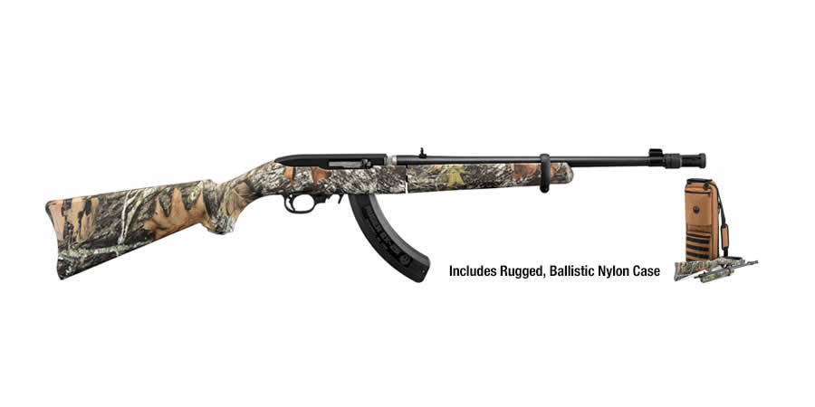 RUGER 10/22 CAMO TAKEDOWN 22LR W/ CARRY CASE
