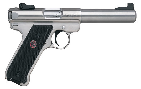RUGER Mark III 22LR Target Stainless Steel Rimfire Pistol