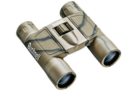 BUSHNELL Poverview 10x25mm Camo Roof Prism Compact Binoculars