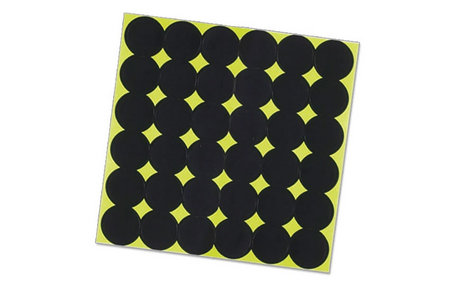 BIRCHWOOD CASEY Shoot-N-C Self-Adhesive 1 inch Target Pasters (12 Sheets - 432 Pasters)