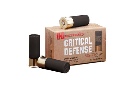 HORNADY 12 Gauge 2 3/4 Inch 00 Buckshot Critical Defense 10/Box