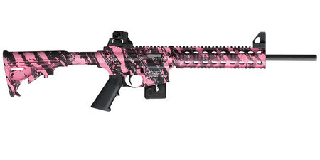 SMITH AND WESSON MP15-22 22 LR Pink Platinum Semi-Auto Rimfire Rifle Compliant