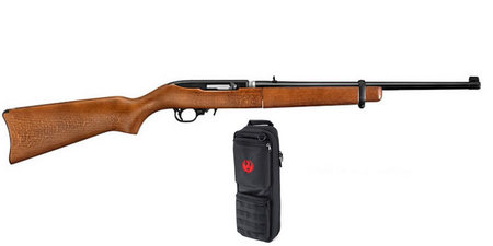 RUGER 10/22 Takedown 22 LR Autoloading Rifle with Beechwood Stock