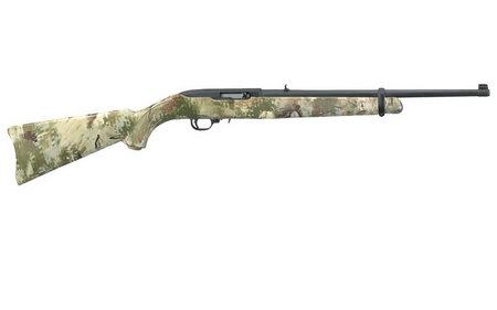 RUGER 10/22 Exclusive 22 LR Autoloading Rifle with Wolf Camo Stock