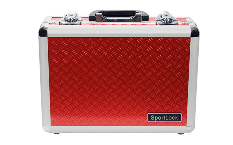 SPORTLOCK ALUMALOCK RED DOUBLE PISTOL CASE Sportsman's Outdoor Superstore