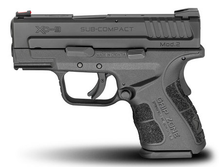 SPRINGFIELD XD Mod.2 9mm Sub-Compact Black with GripZone (Compliant)