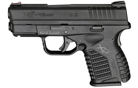SPRINGFIELD XDS 3.3 Single Stack 45ACP Black Essentials Package