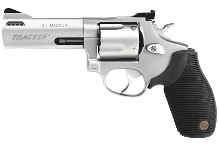 TAURUS Tracker .44 Magnum Stainless Revolver (4-inch Barrel)
