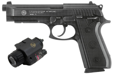 TAURUS PT92 AF 9mm Semi Automatic Pistol with Laser/Light Combo