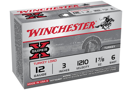 WINCHESTER AMMO 12 Ga 3 in 1 7/8 oz #6 Shot Super X 10/Box