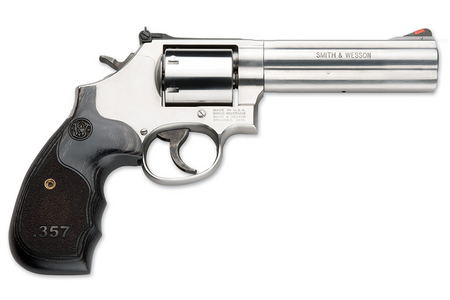 SMITH AND WESSON 686 357 Magnum 5-Inch Talo Exclusive with Custom Wood Grips