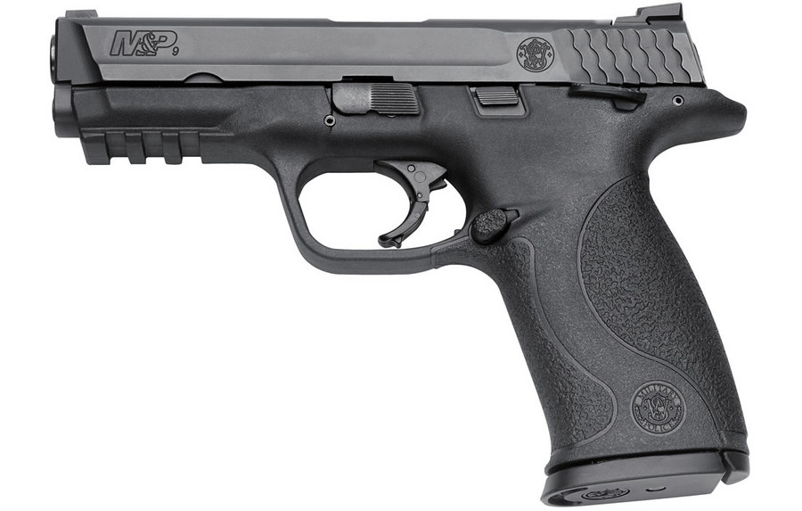 SMITH AND WESSON MP9 9MM FULL SIZE THUMB SAFETY