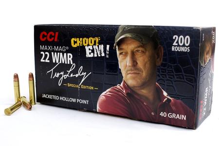 CCI AMMUNITION 22 WMR 40 gr Maxi-Mag JHP Troy Landry Special Edition 200/Box