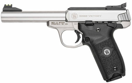 SMITH AND WESSON SW22 Victory 22LR Rimfire Pistol with Fiber Optic Sights