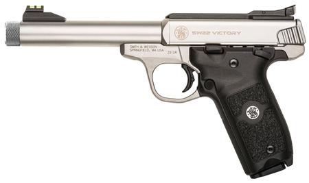 SMITH AND WESSON SW22 Victory 22LR Rimfire Pistol with Threaded Barrel