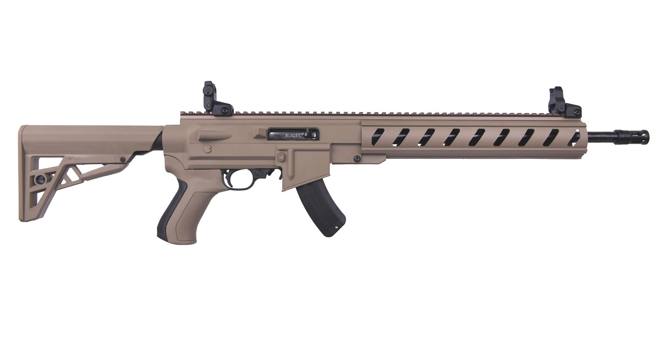 No. 4 Best Selling: RUGER 10/22 AR-22 22LR WITH FDE ATI STOCK