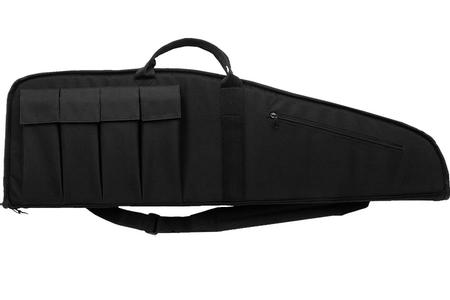 BULLDOG Extreme Black Tactical Rifle Case Floatable with Magazine Pouches (45 in.)