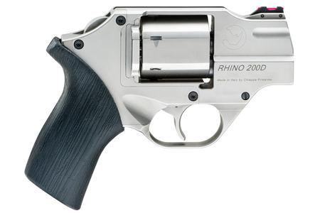 CHIAPPA White Rhino 200D 40SW DAO Revolver with 2-Inch Barrel and Brushed Nickel Finish