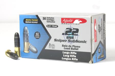 AGUILA 22LR 60 gr LRN Sniper SubSonic 50/Box