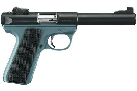 RUGER 22/45 Mark III 22LR Target Blue Titanium Rimfire Pistol