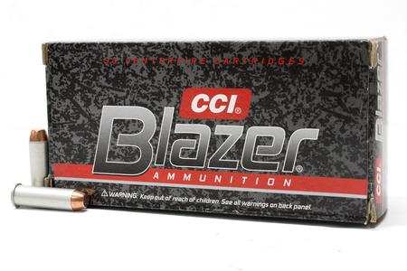 CCI AMMUNITION 38 Special+P 125 gr TMJ Blazer Aluminum Trade Ammo 50/Box
