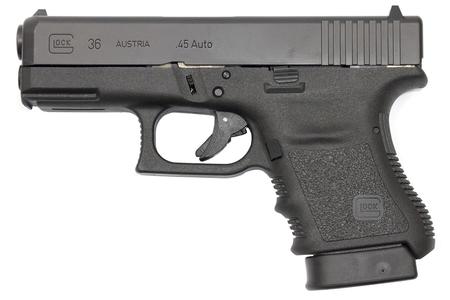 GLOCK 36 GEN3 45 ACP WITH FINGER GROOVE RAIL
