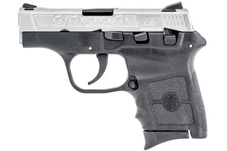 SMITH AND WESSON MP Bodyguard 380 Carry Conceal Pistol with Matte Silver Custom Machine Engraved