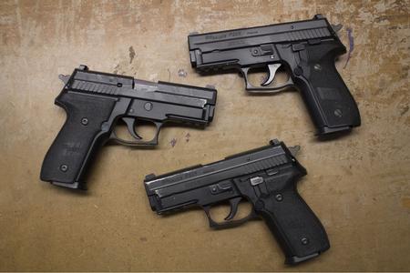 SIG SAUER P229R 40SW DA/SA Police Trade-in Pistols with Rail (Fair Condition)