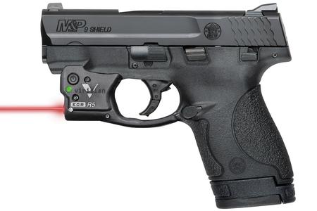 SMITH AND WESSON MP9 Shield 9mm Centerfire Pistol with Thumb Safety and Viridian R5 Red Laser